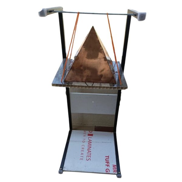 Copper Pyramid with Stand without Cushion plain